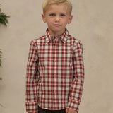 Harrison Button Down Holiday Tartan