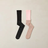 Shimmer Tights Black, Blush