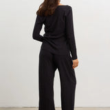 The Long Sleeve Pointelle Henley