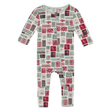 Print Convertible Coverall in Natural Christmas Gifts