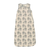 Print Fluffle Sleep Bag in Natural Elephants