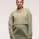 Oversized Feeding Zip Jumper