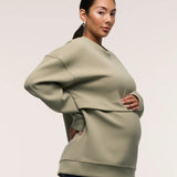 Oversized Feeding Zip Jumper