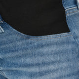 Elastic waist inset on Paige Anessa maternity jeans