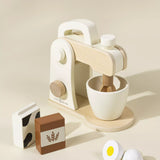 Wooden Stand Mixer and Accessories