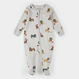 Holiday Zip Footie