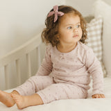 Pointelle Long Sleeve Tee + Legging Set