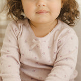 Pointelle Long Sleeve Tee + Legging Set