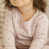 Pointelle Long Sleeve Tee + Legging Set