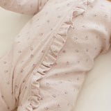 Pointelle Ruffle Jumpsuit