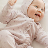 Pointelle Ruffle Jumpsuit