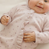 Pointelle Ruffle Jumpsuit