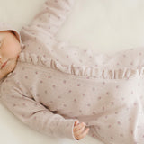 Pointelle Ruffle Jumpsuit