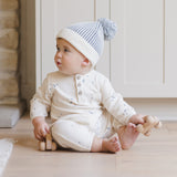 Long-Sleeve Pocket Jumpsuit