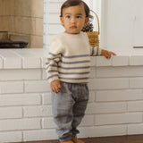 Rex Sweater, Slate Stripe