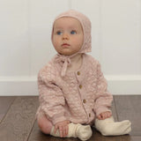 Knit Bonnet Dusty Rose Speckle