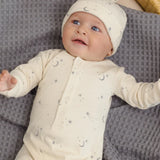 Ribbed Baby Jumpsuit Celestial