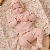 Kimono Wrap Set, Dusty Rose