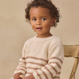 Rex Sweater, Almond Stripe
