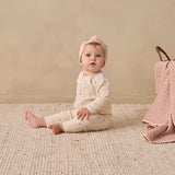 Ribbed Baby Jumpsuit Fall Ditsy