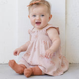 Smocked Jersey Dress