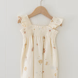 Smocked Jersey Dress