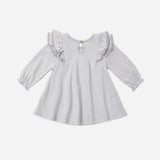 Long Sleeve Flutter Dress