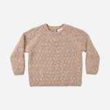 Knit Sweater, Heathered Almond