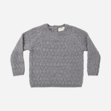 Knit Sweater, Heathered Slate