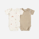 Short Sleve Bodysuit 2Pk