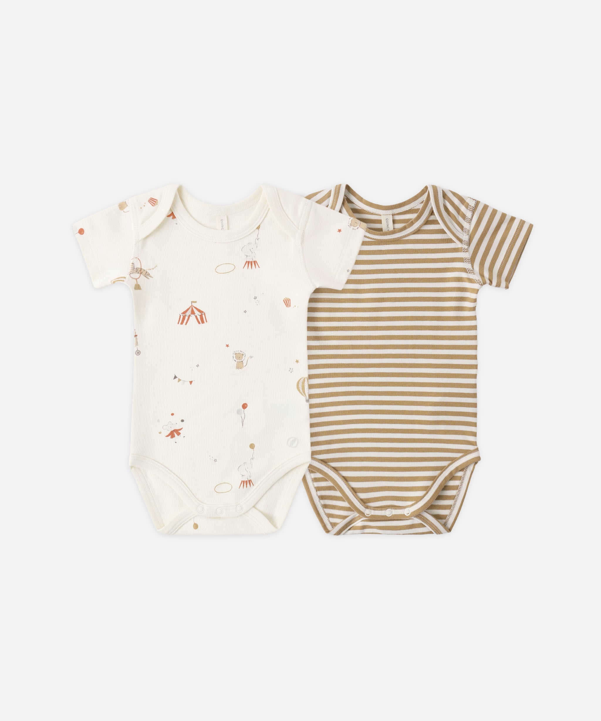 Short Sleve Bodysuit 2Pk