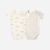 Short Sleve Bodysuit 2Pk