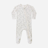 Bamboo Zip Footie, Bloom