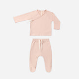 Kimono Wrap Set, Dusty Rose