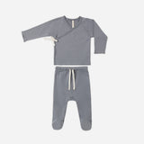 Kimono Wrap Set, Slate