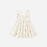 Smocked Jersey Dress
