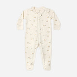 Zip Long Sleeve Sleeper Footie Pears