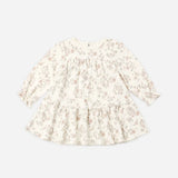 Tiered Jersey Dress Floral Vine