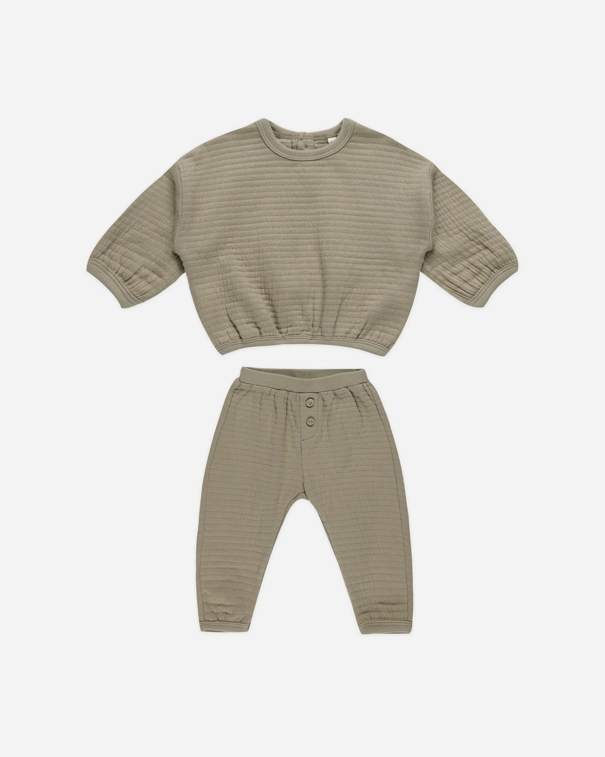 Textured Sweat Set