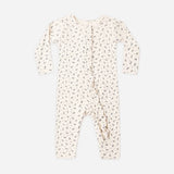 Ruffle Jumpsuit Blue Ditsy