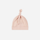 Knotted Baby Hat Dusty Rose
