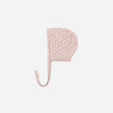 Knit Bonnet Dusty Rose Speckle
