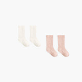 Socks Set Natural, Dusty Rose