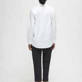 The Classic Button Down Poplin Maternity and Nursing Shirt