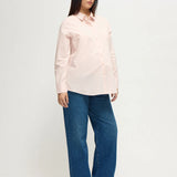 The Classic Button Down Poplin Maternity and Nursing Shirt