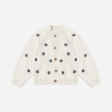 Tulip Cardigan Midnight Daisies