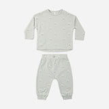 Long Sleeve Tee + Pant Set Mushrooms