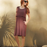 Eleanora Bamboo Maternity + Nursing Nightgown