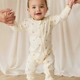 Organic Cotton Reese Zip Onepiece