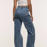 Relaxed Wide Leg Jeans